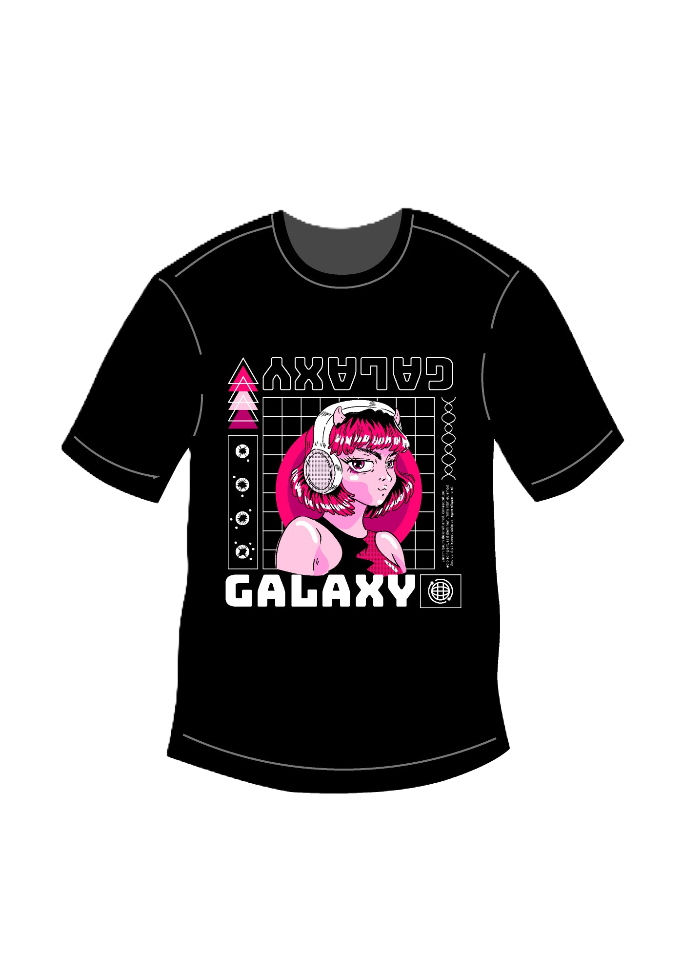 T-shirt of Galaxy Girl anime
