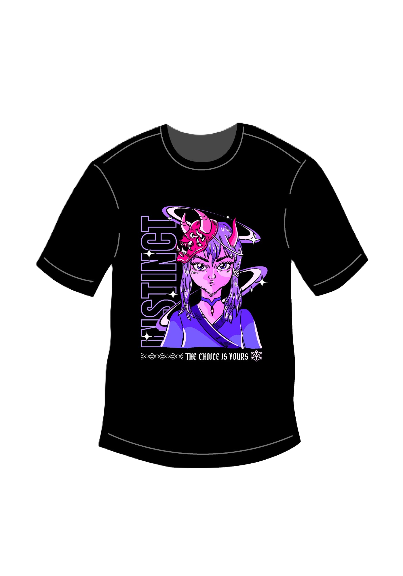 T-shirt of Instinct Girl anime